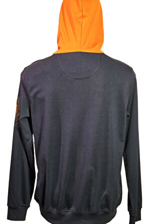 Campione 1319301 Erkek Kapşonlu Sweatshirt Admiral Blue