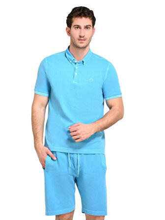 Campione 1319902 Erkek Polo T-Shirt Turquoise