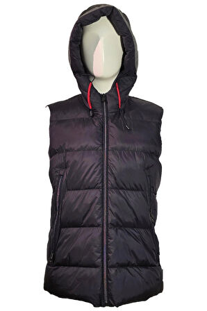 Campione 3229002 Erkek Kapşonlu Yelek Navy