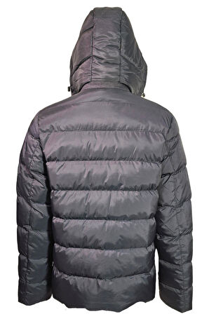 Campione 3229201 Erkek Kapşonlu Mont Navy