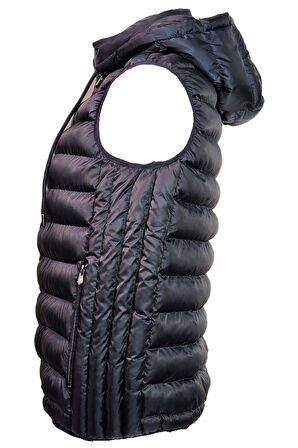 Campione 3429801 Erkek Kapşonlu Yelek Navy