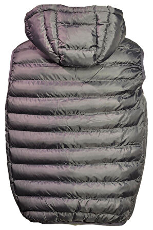 Campione 3429801 Erkek Kapşonlu Yelek Grey