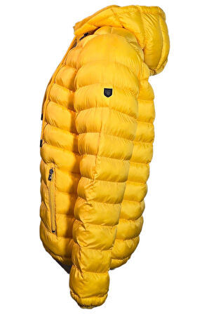 Campione 3429802 Erkek Kapşonlu Mont Yellow