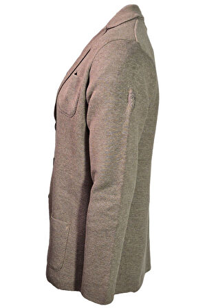 Campione 3849301 Erkek Triko Ceket Camel