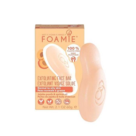 Foamie More Than A Peeling Face Bar Normal ve Yağlı Ciltler için Yüz Temizleyici 60g