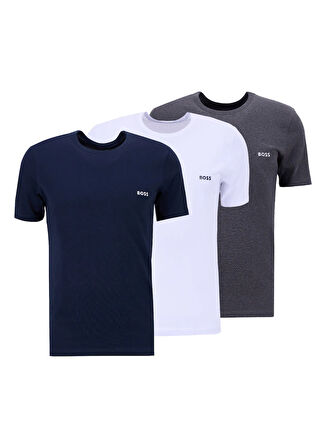 Boss Çok Renkli Erkek Atlet TShirt RN 3P Classic