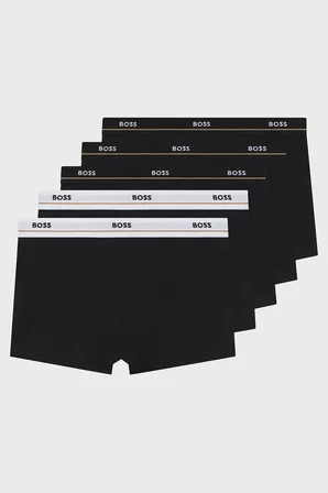 Boss Logolu 5 Pack Boxer Erkek BOXER 50475275 001 SİYAH