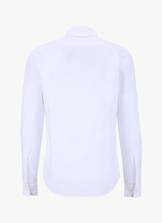 Hugo Slim Fit Beyaz Düz Erkek Gömlek 50479302_Evito