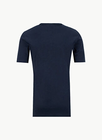 Boss Bisiklet Yaka Lacivert Erkek T-Shirt Tegood