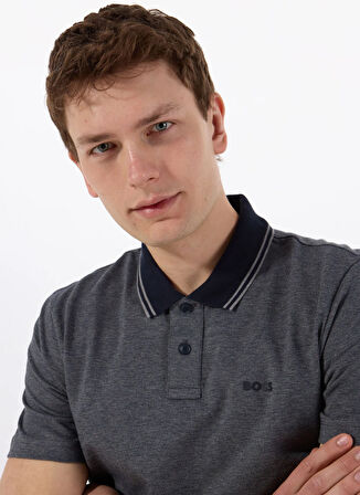 Boss Lacivert Erkek Polo T-Shirt PeoxfordNew