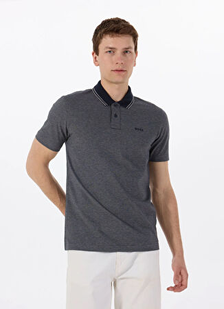 Boss Lacivert Erkek Polo T-Shirt PeoxfordNew