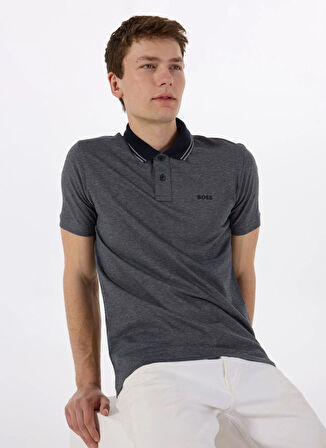 Boss Lacivert Erkek Polo T-Shirt PeoxfordNew