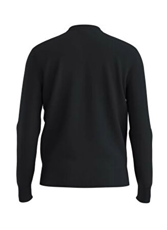 Boss Bisiklet Yaka Regular Fit Siyah Erkek Kazak Asac_C