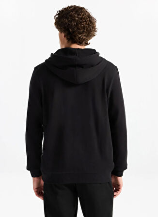 Boss Kapüşon Yaka Siyah Erkek Sweatshırt Wetalk