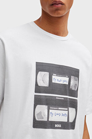 Boss Erkek T Shirt 50510021 100