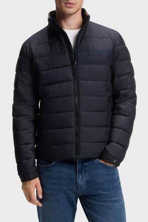 Boss Kapitoneli Regular Fit Dik Yaka Şişme Mont Erkek MONT 50519237 404 LACİVERT