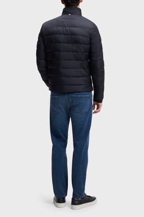 Boss Kapitoneli Regular Fit Dik Yaka Şişme Mont Erkek MONT 50519237 404 LACİVERT
