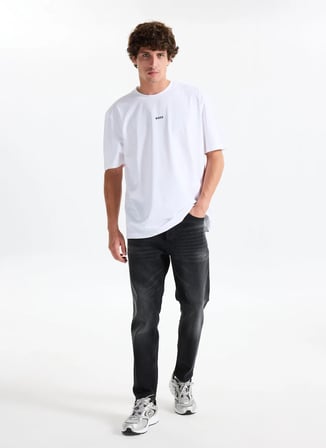 Hugo Normal Bel Tapered Fit Siyah Erkek Denim Pantolon 50517492_HUGO 634