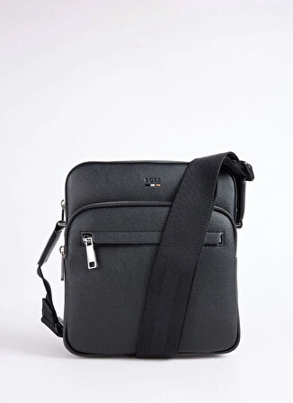 Boss Siyah Erkek Postacı Çantası Ray_Big NS Zip 10263216 01