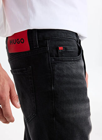 Hugo Normal Bel Tapered Fit Siyah Erkek Denim Pantolon 50517492_HUGO 634