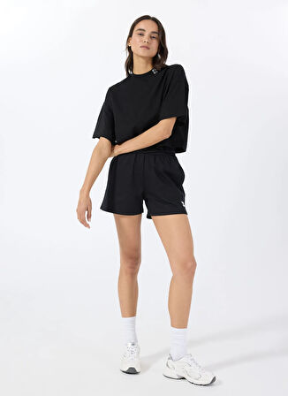 Hugo Bisiklet Yaka Düz Siyah Kadın T-Shirt 50520187