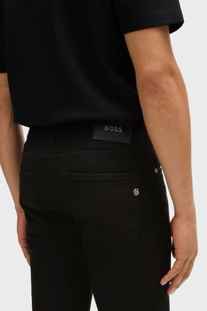 Boss Pamuklu Slim Fit Jeans Erkek KOT PANTOLON 50520837 003 SİYAH