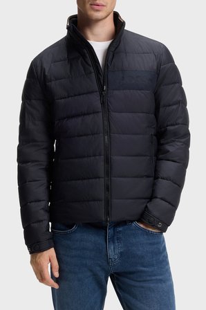 Boss Kapitoneli Regular Fit Dik Yaka Şişme Mont Erkek MONT 50519237 404 LACİVERT