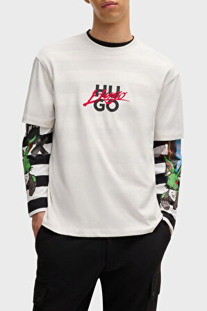 Hugo Erkek T Shirt 50521076 101