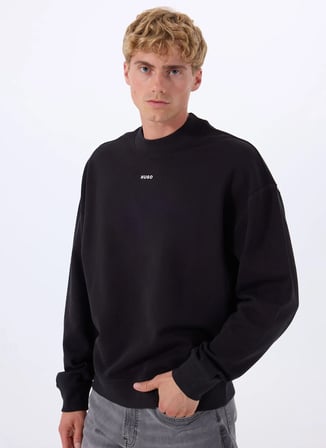 Hugo Kapüşon Yaka Siyah Erkek Sweatshırt 50525892_Dapocrew 10249110 01