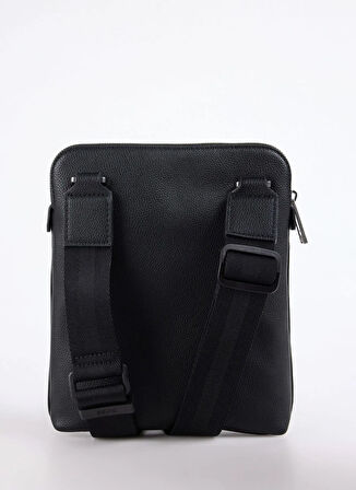 Boss Siyah Erkek Postacı Çantası Ray_S zip env N. 10263216 01