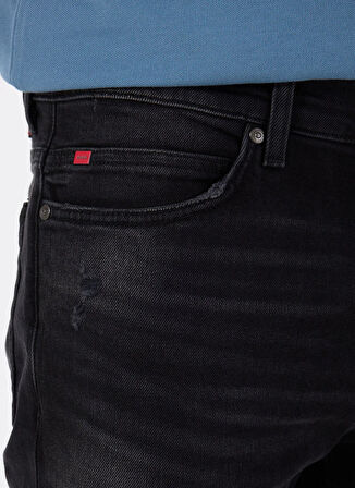 Hugo Normal Bel Slim Fit Siyah Erkek Denim Pantolon 50530597_HUGO 708 10268934 01