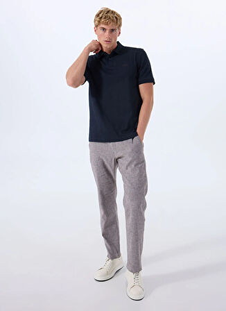 Boss Lacivert Erkek Polo T-Shirt Pe_Interlock