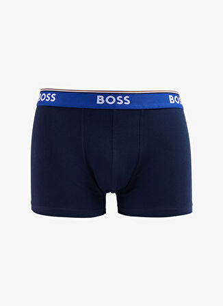Boss Mavi Erkek Boxer Trunk 3P Power Design
