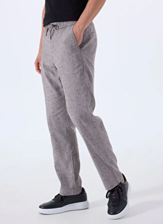 Açık Kahve Erkek Bağlamalı Bel Regular Fit Chino Pantolon Sanderson