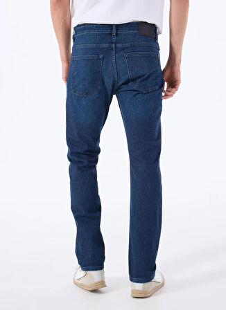 Lacivert Erkek Normal Bel Slim Fit Denim Pantolon DELAWARE
