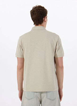 Boss Bej Erkek Polo T-Shirt Pe_linenlogo