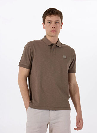 Boss Kahve Erkek Polo T-Shirt Pe_linenlogo