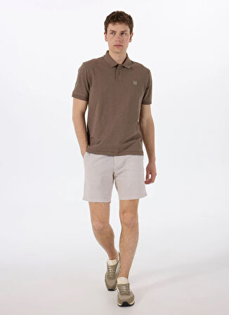 Boss Kahve Erkek Polo T-Shirt Pe_linenlogo