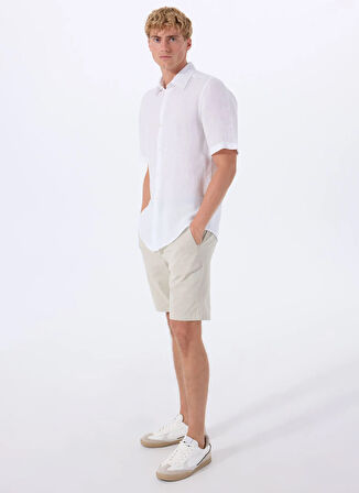 Boss Regular Fit Gömlek Yaka Beyaz Erkek Gömlek Rash