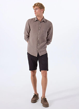 Boss Regular Fit Gömlek Yaka Kahve Erkek Gömlek Relegant