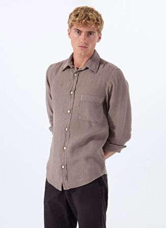 Boss Regular Fit Gömlek Yaka Kahve Erkek Gömlek Relegant