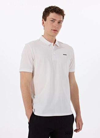 Hugo Düz Bej Erkek Polo T-Shirt 50466182_Donos222 10231467 01