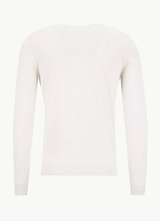 Hugo Bisiklet Yaka Regular Fit Düz Krem Erkek Kazak 50475083_San Cassius-C1