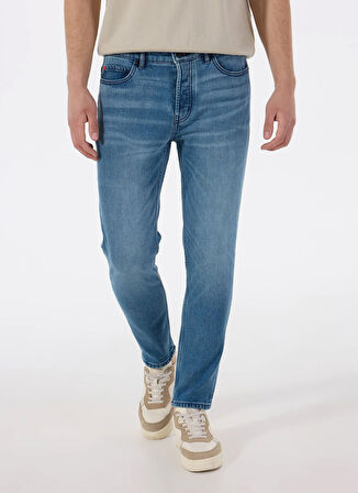 Hugo Normal Bel Tapered Fit Erkek Denim Pantolon 50530617_HUGO 634 10258279 07