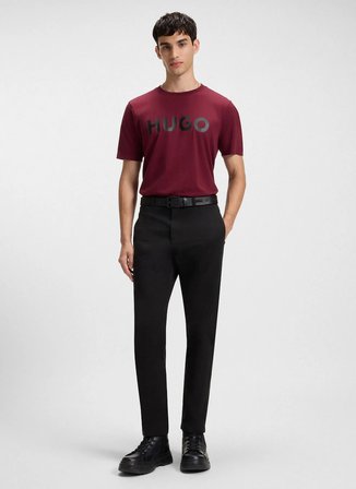 Hugo Normal Bel Slim Fit Siyah Erkek Chino Pantolon 50530886_David251D