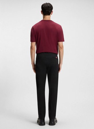 Hugo Normal Bel Slim Fit Siyah Erkek Chino Pantolon 50530886_David251D