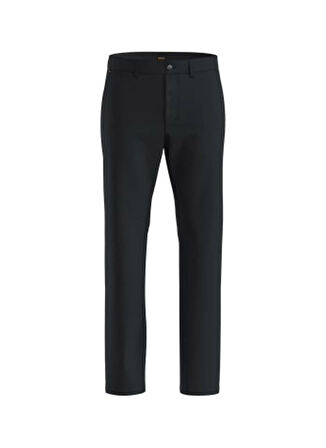 Boss Normal Bel Normal Paça Siyah Erkek Chino Pantolon Chino-Regular