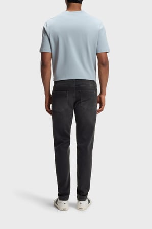 Boss Pamuklu Tapered Fit Düz Paça Jeans Erkek KOT PANTOLON 50536502 008 SİYAH