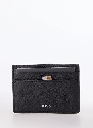 Boss Siyah Erkek Kartlık Zair_Card holder N. 10269892 01