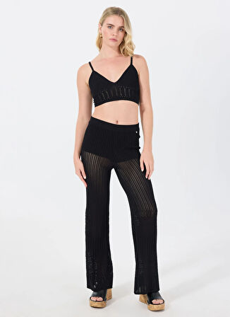 Boss Normal Bel Normal Siyah Kadın Pantolon 50535496